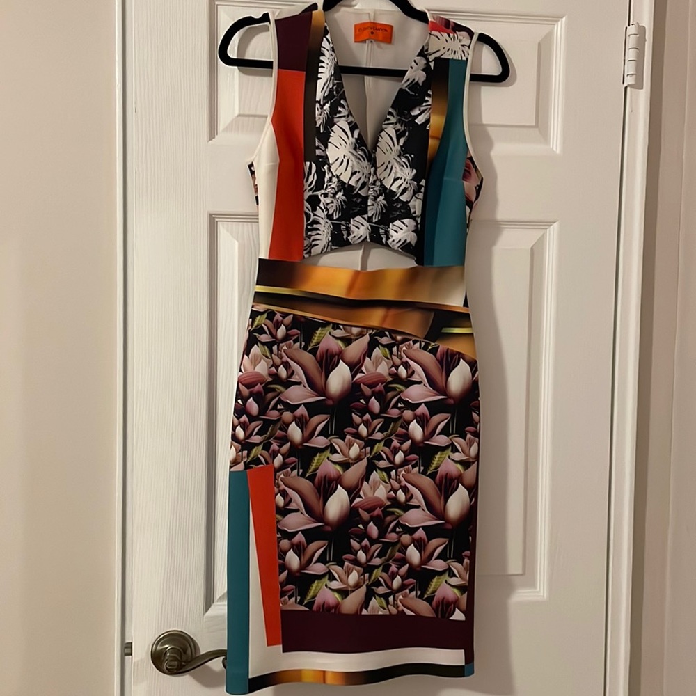 Clover Canyon Midi Cutout Dress